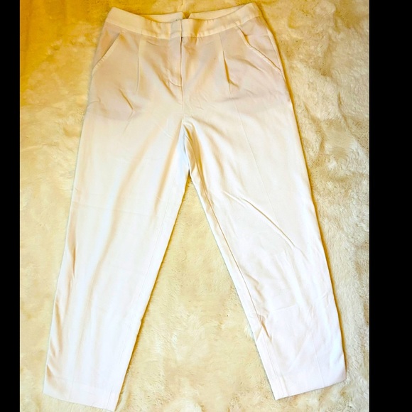 BCBG Maxazria White/Cream Cropped Dress Pants - XXS - Picture 3 of 4